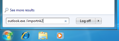 outlook nk2 file location